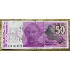 ARGENTINA COL. 700R BILLETE REPOSICION